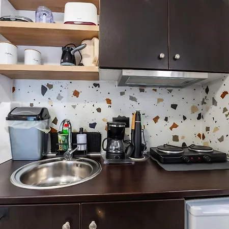 דירה Bright With Garden In Archangelos, 45 M², 2 Pers. ארכאנגלוס